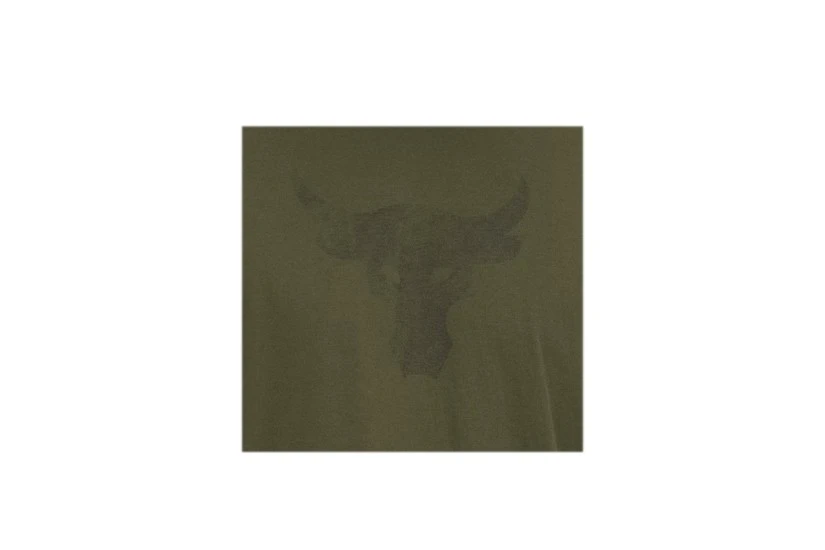 Under Armour Project Rock Brahma Bull Ανδρικό Κοντομάνικο T-Shirt Χακί