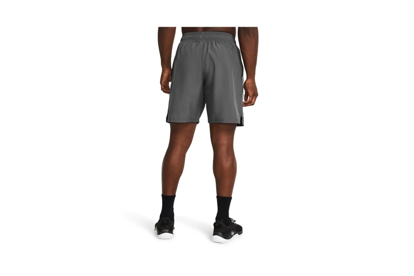 Under Armour Tech Woven Wordmark Ανδρικό Αθλητικό Σορτς Γκρι Σκούρο