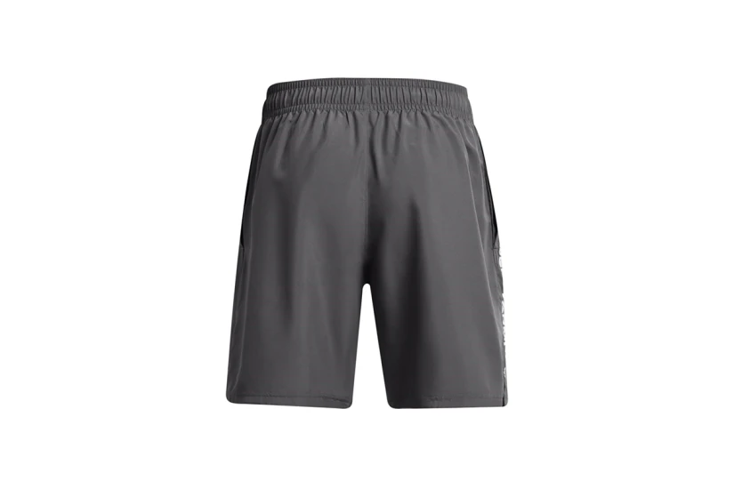 Under Armour Tech Woven Wordmark Ανδρικό Αθλητικό Σορτς Γκρι Σκούρο
