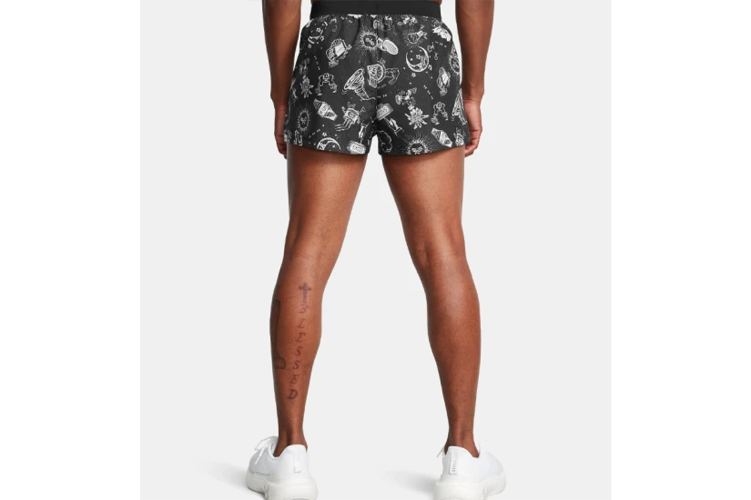 Under Armour We Run Ανδρικό Αθλητικό Σορτς Μαύρο, Λευκό