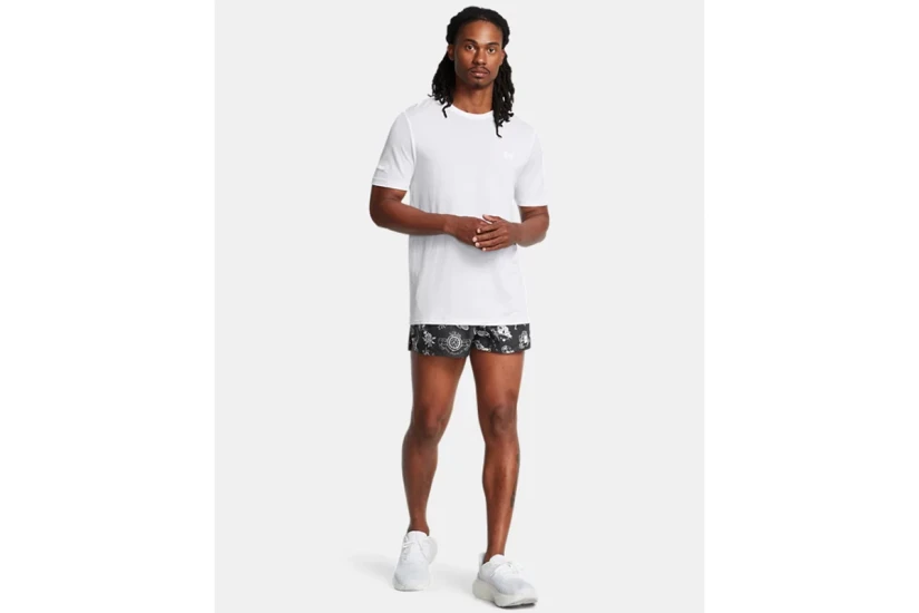 Under Armour We Run Ανδρικό Αθλητικό Σορτς Μαύρο, Λευκό