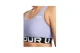Under Armour Heatgear Mid Branded Γυναικείο Μπουστάκι Λιλά