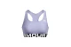 Under Armour Heatgear Mid Branded Γυναικείο Μπουστάκι Λιλά