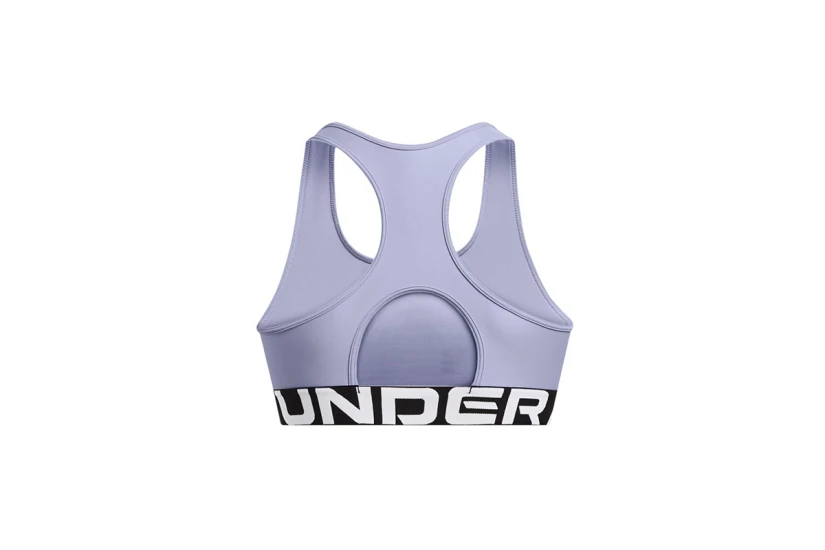 Under Armour Heatgear Mid Branded Γυναικείο Μπουστάκι Λιλά