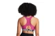 Under Armour Heatgear Mid Branded Γυναικείο Μπουστάκι Φούξια