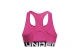Under Armour Heatgear Mid Branded Γυναικείο Μπουστάκι Φούξια