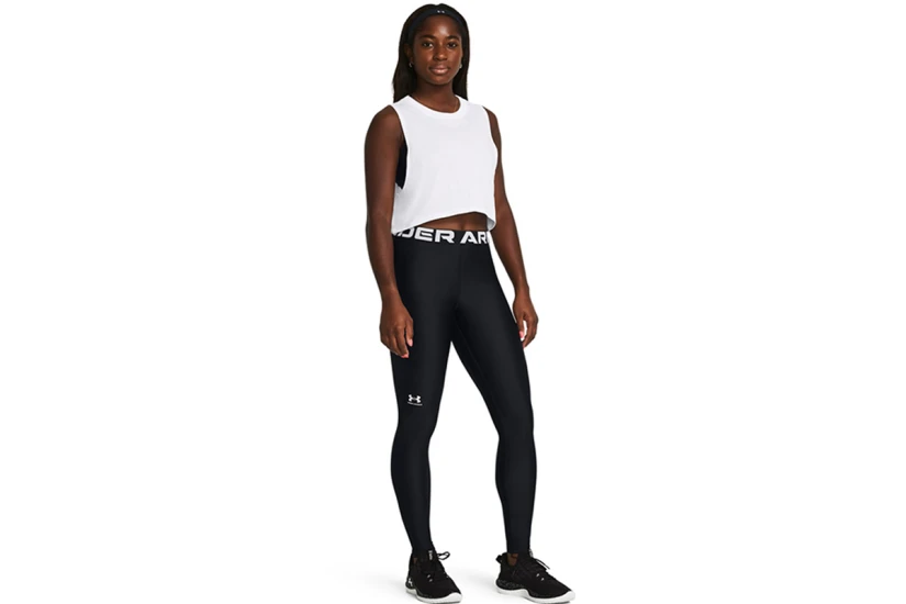 Under Armour Heatgear Γυναικείο Μακρύ Κολάν Μαύρο