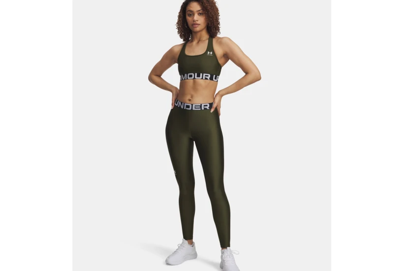 Under Armour Heatgear Γυναικείο Μακρύ Κολάν Κυπαρισσί