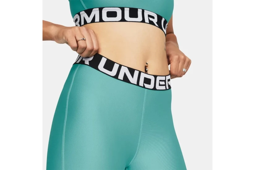 Under Armour Heatgear Γυναικείο Μακρύ Κολάν Άκουα