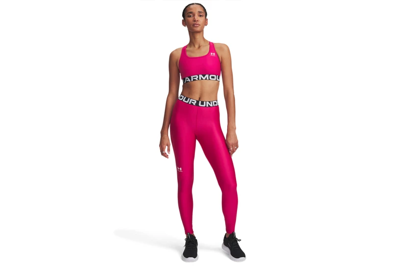 Under Armour Heatgear Γυναικείο Μακρύ Κολάν Φούξια, Μαύρο