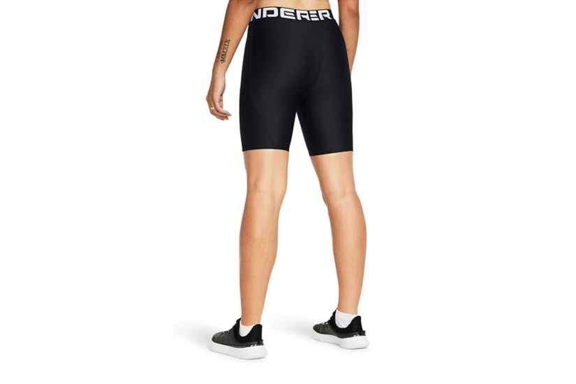 Under Armour Heatgear Γυναικείο Κοντό Κολάν Μαύρο