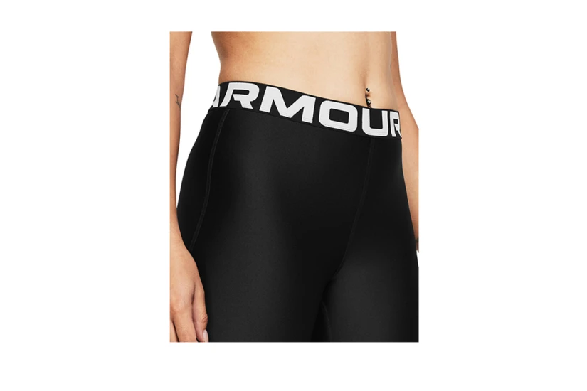 Under Armour Heatgear Γυναικείο Κοντό Κολάν Μαύρο