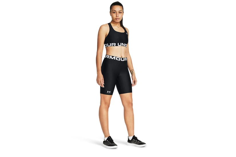 Under Armour Heatgear Γυναικείο Κοντό Κολάν Μαύρο