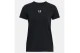 Under Armour Rival Core Γυναικείο Κοντομάνικο T-Shirt Μαύρο