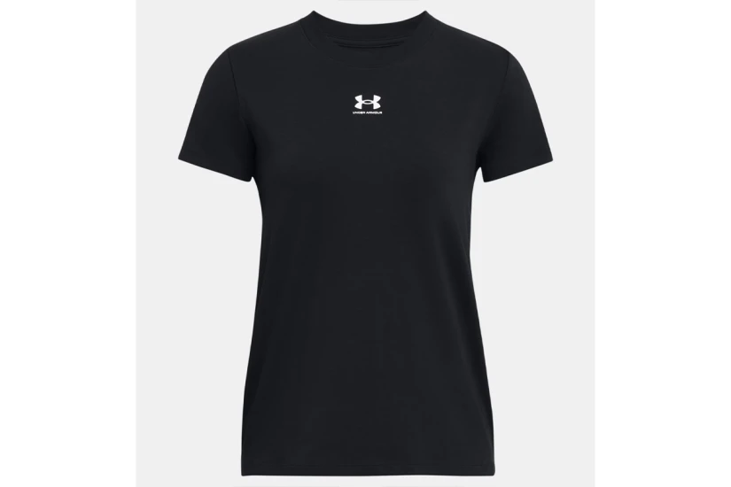 Under Armour Rival Core Γυναικείο Κοντομάνικο T-Shirt Μαύρο