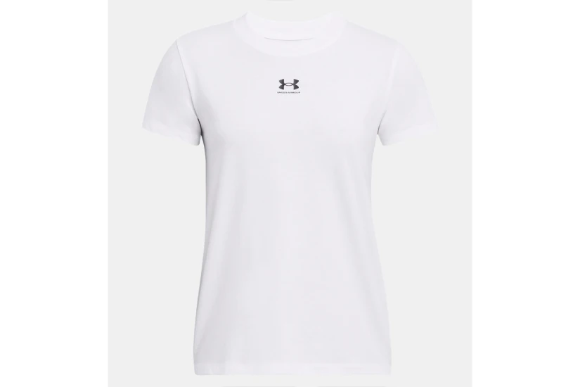 Under Armour Rival Core Γυναικείο Κοντομάνικο T-Shirt Λευκό