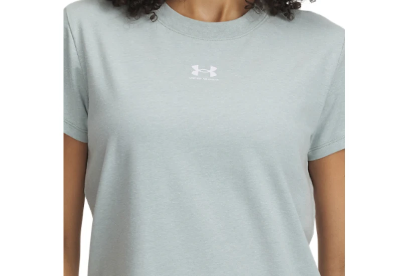 Under Armour Rival Core Γυναικείο Κοντομάνικο T-Shirt Μέντα