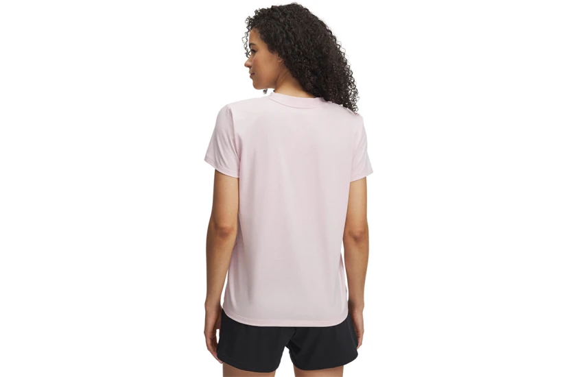 Under Armour Rival Core Γυναικείο Κοντομάνικο T-Shirt Ροζ