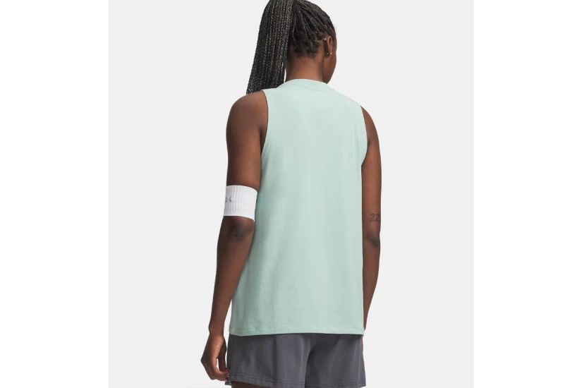 Under Armour Rival Muscle Γυναικεία Αμάνικη Μπλούζα Τυρκουάζ