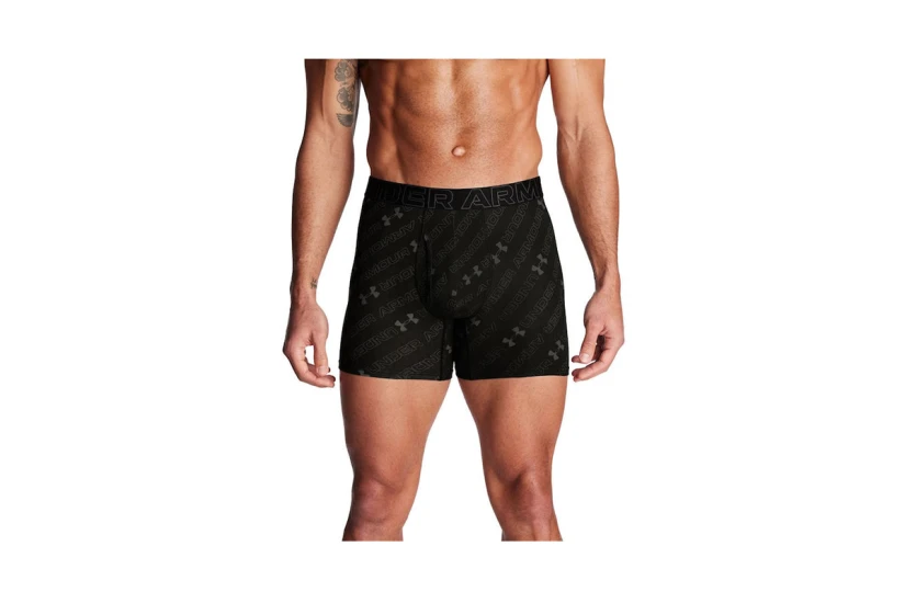 Under Armour Jock Ανδρικά Εσώρουχα Boxer 3 Τεμάχια Μαύρα, Γκρι