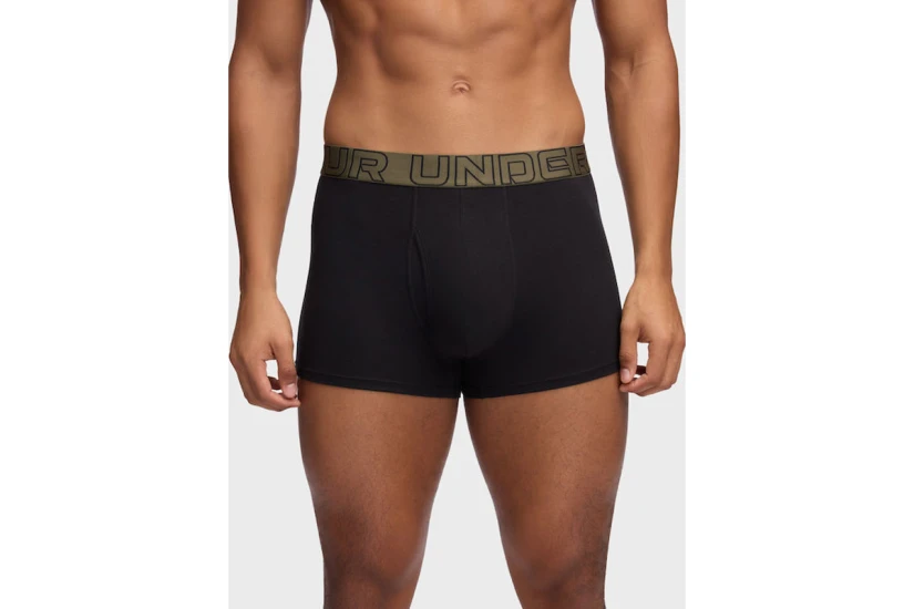 Under Armour Performance Cotton Ανδρικό Εσώρουχο Boxer 3-Τεμάχια