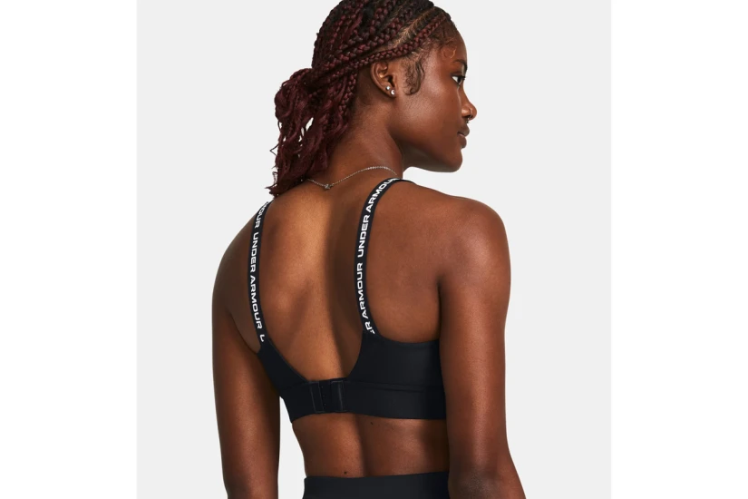 Under Armour Infinity 2.0 Mid Γυναικείο Μπουστάκι Μαύρο