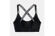Under Armour Infinity 2.0 Mid Γυναικείο Μπουστάκι Μαύρο