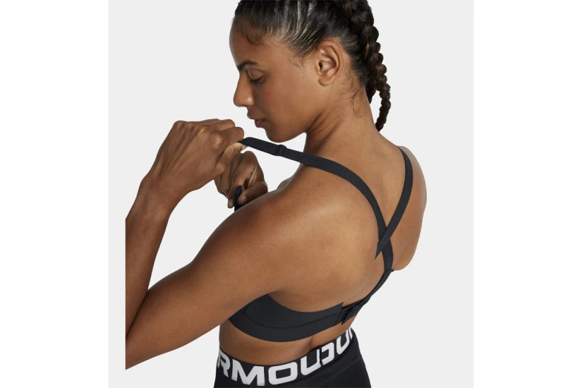 Under Armour Infinity 2.0 Mid Γυναικείο Μπουστάκι Μαύρο
