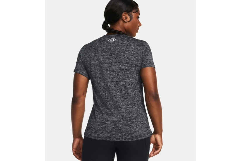 Under Armour Tech Twist V-Neck Κοντομάνικο Αθλητικό T-Shirt Μαύρο