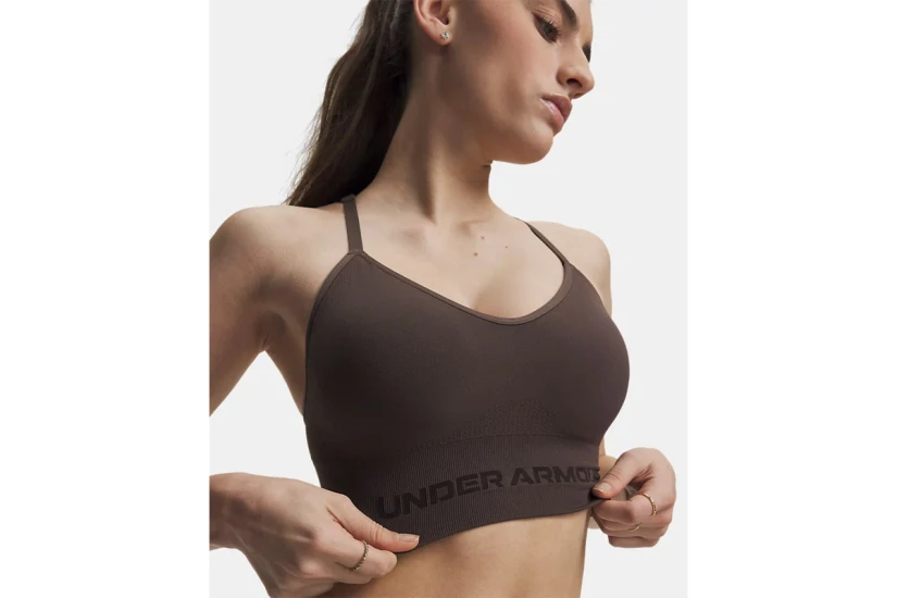 Under Armour Vanish Seamless Low Γυναικείο Μπουστάκι Καφέ