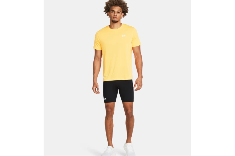 Under Armour Launch Half Tights Ανδρικό Σορτς Κολάν Μαύρο