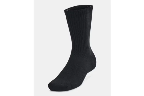 Under Armour Cotton Cushioned Crew Κάλτσες Ψηλές 3 Ζευγάρια (1386311 001)