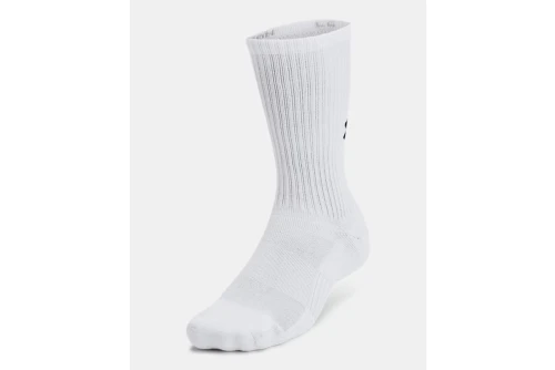 Under Armour Cotton Cushioned Crew Κάλτσες Ψηλές 3 Ζευγάρια (1386311 100)