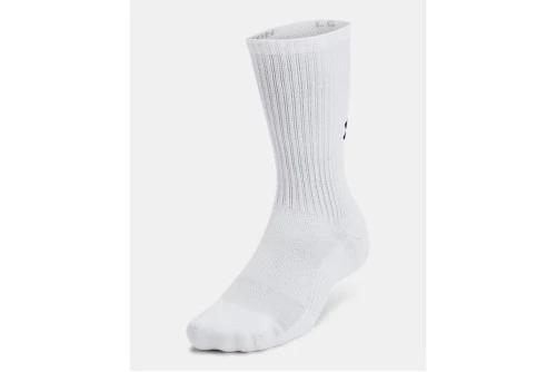 Under Armour Cotton Cushioned Crew Κάλτσες Ψηλές 3 Ζευγάρια (1386311 100)