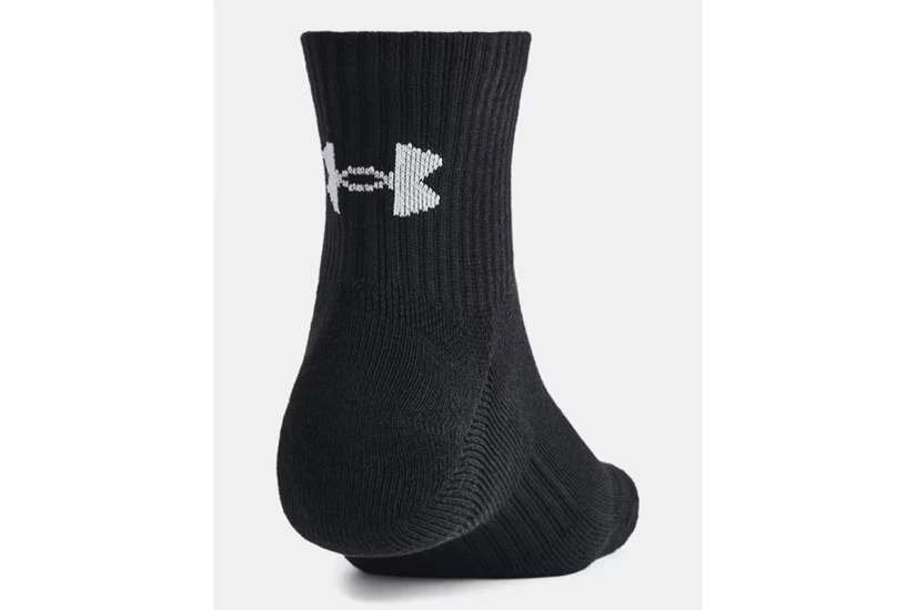 Under Armour Cotton Κοντές Κάλτσες Μαύρες 3 Ζευγάρια