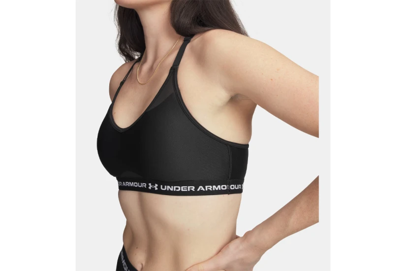 Under Armour Crossback Low Γυναικείο Μπουστάκι Μαύρο
