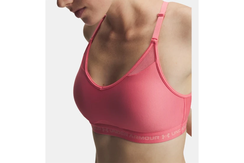 Under Armour Crossback Low Γυναικείο Μπουστάκι Ροζ