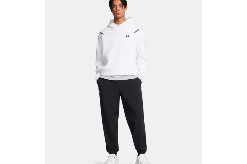 Under Armour Vibe Woven Ανδρικό Παντελόνι Φόρμας Μαύρο