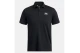 Under Armour Icon Polo Ανδρικό Κοντομάνικο T-Shirt Polo Μαύρο