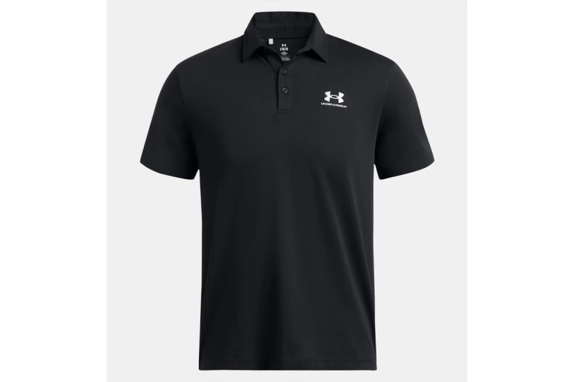 Under Armour Icon Polo Ανδρικό Κοντομάνικο T-Shirt Polo Μαύρο