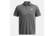 Under Armour Icon Polo Ανδρικό Κοντομάνικο T-Shirt Polo Γκρι Σκούρο