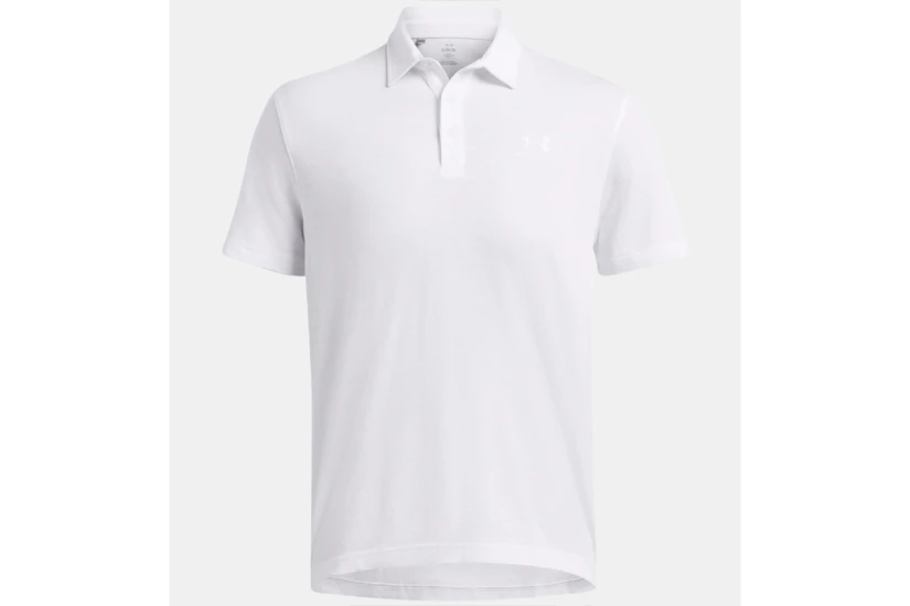 Under Armour Icon Polo Ανδρικό Κοντομάνικο T-Shirt Polo Λευκό