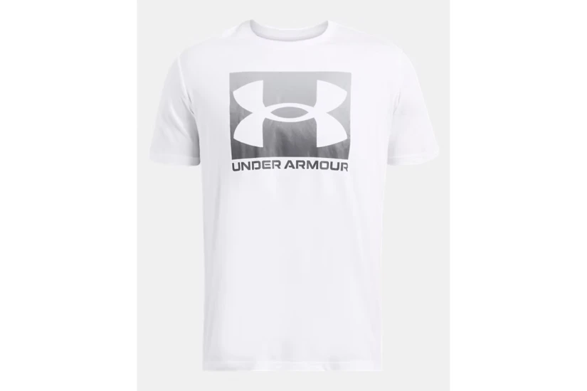 Under Armour Boxed Sports Updated Ανδρικό Κοντομάνικο T-Shirt Λευκό, Γκρι Σκούρο