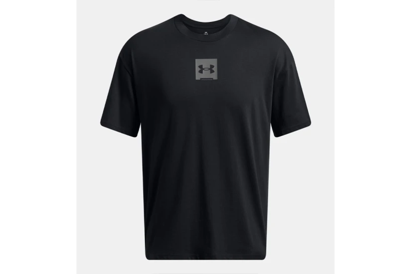 Under Armour Heavyweight SM Ανδρικό Κοντομάνικο T-Shirt Μαύρο