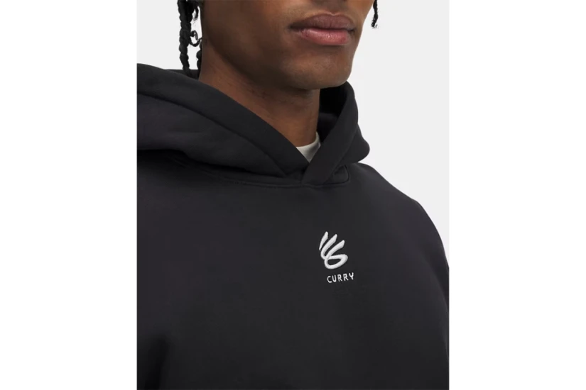 Under Armour Curry Splash Ανδρικό Φούτερ με Κουκούλα Μαύρο