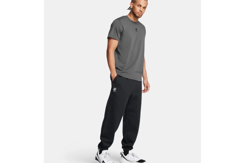 Under Armour Curry Splash Ανδρικό Παντελόνι Φόρμας Μαύρο