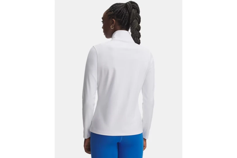 Under Armour Motion Emea Γυναικεία Πολυεστερική Ζακέτα Λευκή