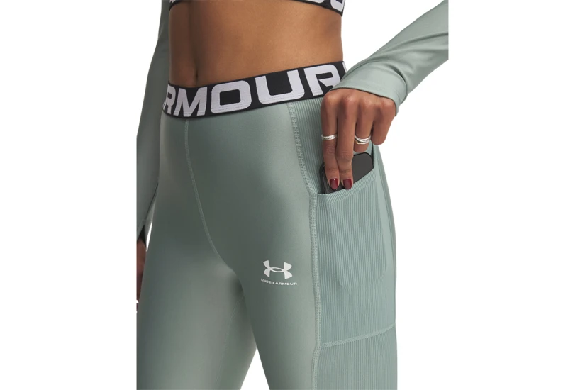 Under Armour Heatgear Rib Γυναικείο Κολάν Φυστικί