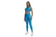 Under Armour Heatgear Rib Γυναικείο Κολάν Σιέλ