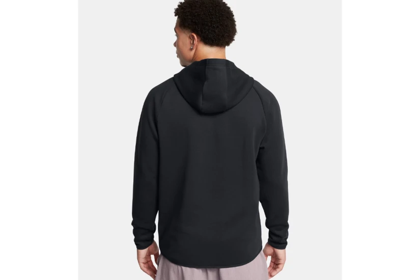 Under Armour Unstoppable Fleece Ανδρικό Φούτερ με Κουκούλα Μαύρο
